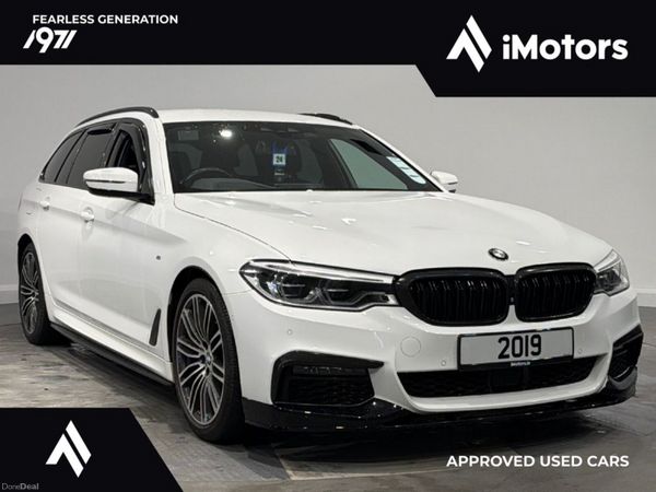 BMW 5-Series Estate, Diesel, 2019, White