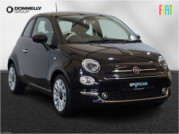 Fiat 500 Hatchback, Petrol, 2022, Black