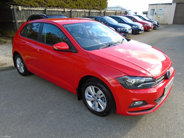 Volkswagen Polo Hatchback, Petrol, 2019, Red