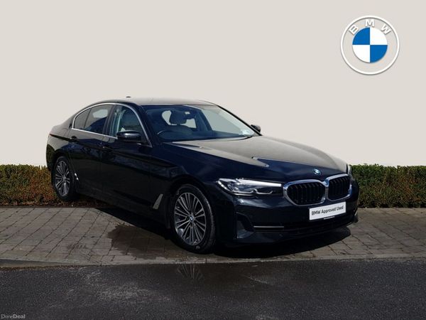 BMW 5-Series Saloon, Diesel, 2021, Black