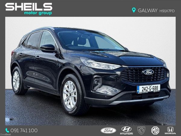 Ford Kuga SUV, Petrol Plug-in Hybrid, 2024, Black