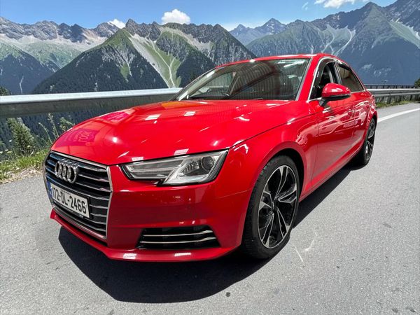 Audi A4 Saloon, Diesel, 2017, Red