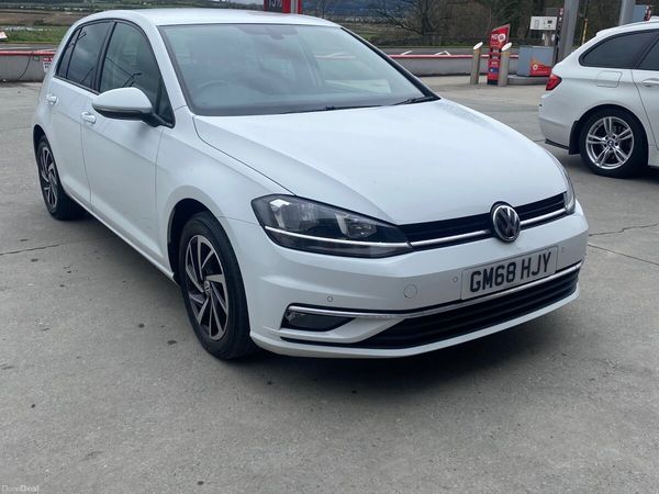 Volkswagen Golf Hatchback, Diesel, 2019, White