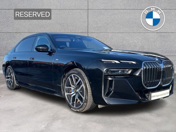 BMW i7 Saloon, Electric, 2024, Black