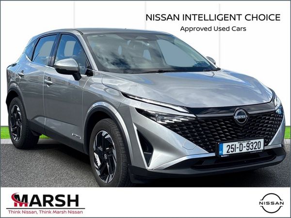 Nissan Qashqai SUV, Petrol Hybrid, 2025, Silver