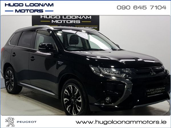 Mitsubishi Outlander Estate, Petrol Hybrid, 2016, Black