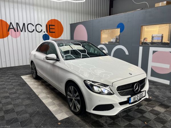 Mercedes-Benz C-Class Saloon, Petrol Plug-in Hybrid, 2016, White