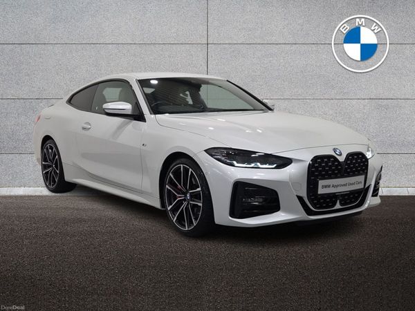 BMW 4-Series Coupe, Diesel Hybrid, 2023, White