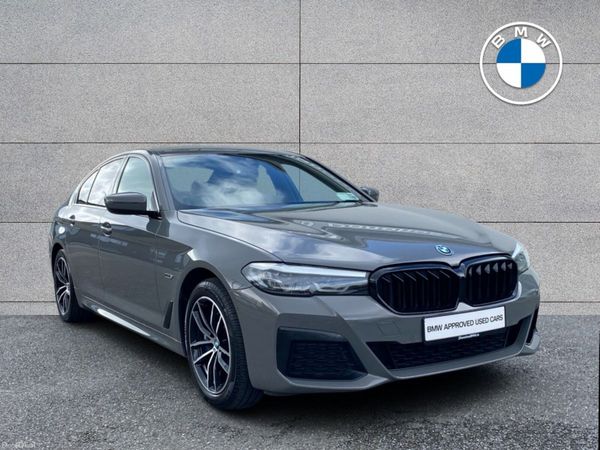 BMW 5-Series Saloon, Petrol Plug-in Hybrid, 2022, Grey