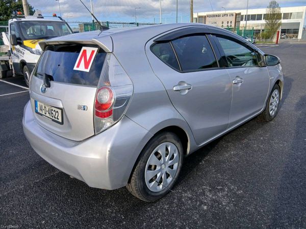 Toyota Aqua Hatchback, Petrol Hybrid, 2014, Silver