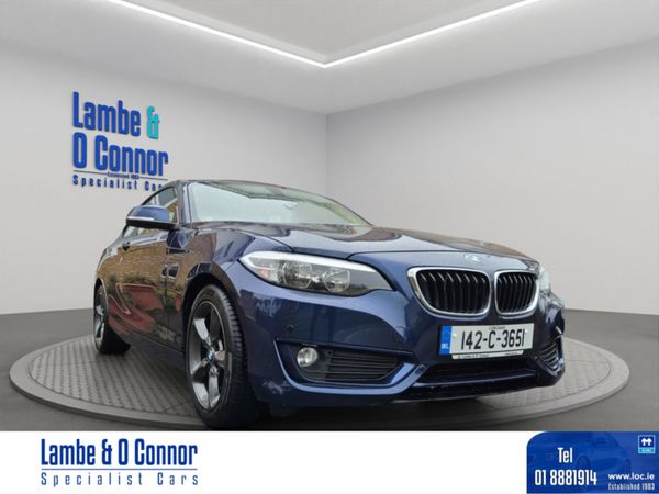 BMW 2-Series Coupe, Diesel, 2014, Blue