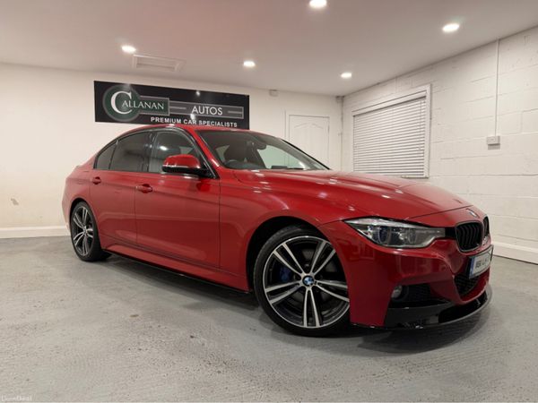 BMW 3-Series Saloon, Petrol Plug-in Hybrid, 2016, Red