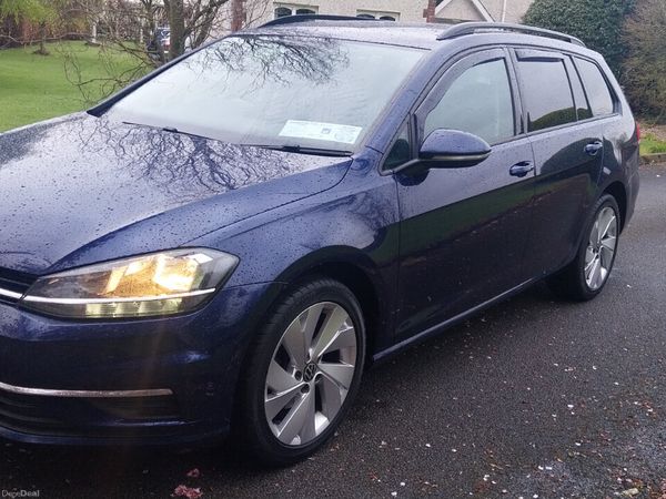 Volkswagen Golf Estate, Diesel, 2018, Blue