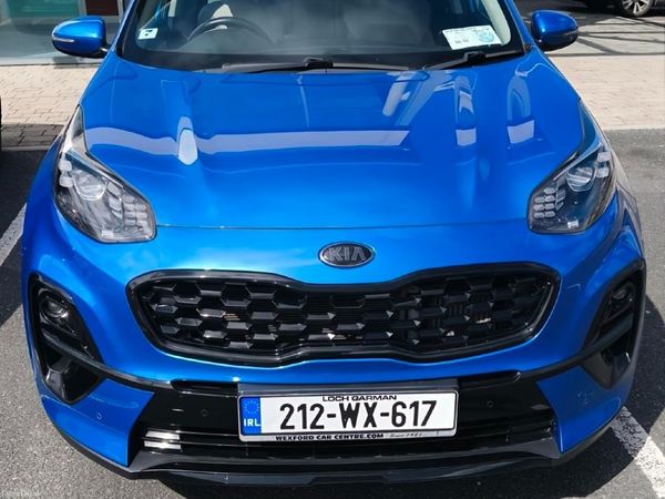 Kia Sportage SUV, Diesel Hybrid, 2021, Blue