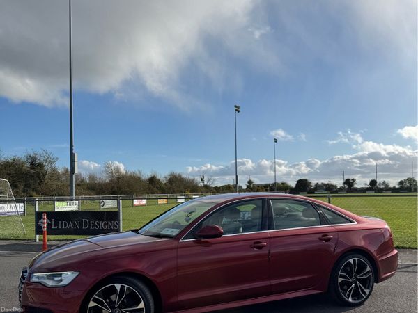 Audi A6 Saloon, Diesel, 2017, Red