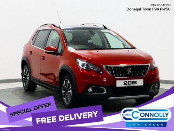 Peugeot 2008 Estate, Petrol, 2018, Red