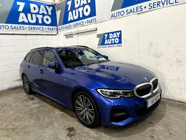 BMW 3-Series Estate, Diesel, 2021, Blue