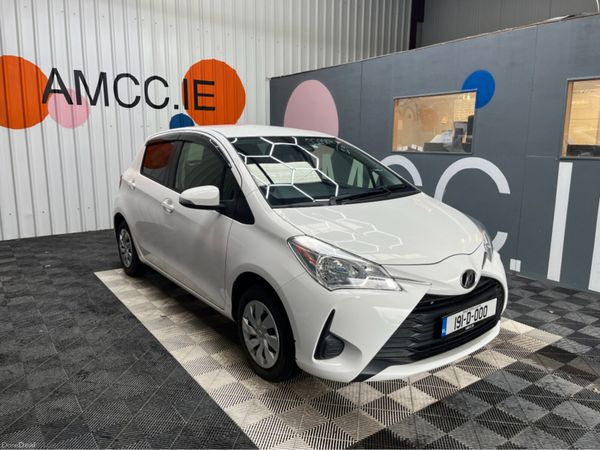 Toyota Vitz Hatchback, Petrol Hybrid, 2019, White