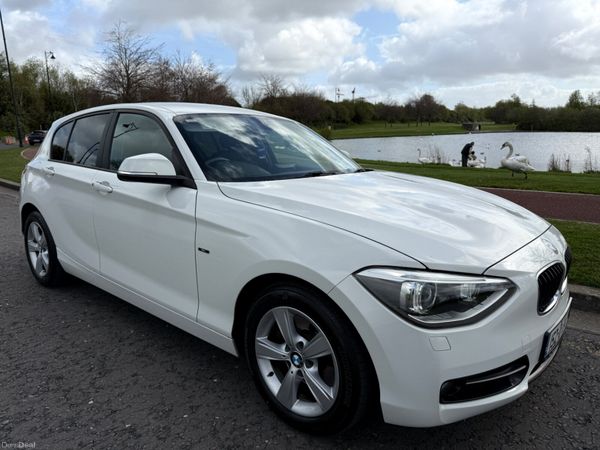 BMW 1-Series Hatchback, Petrol, 2015, White