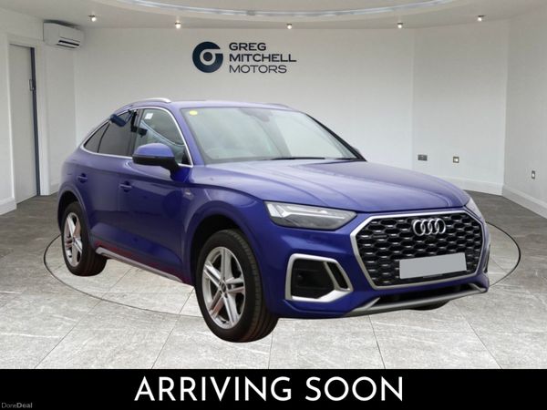Audi Q5 SUV, Diesel Hybrid, 2023, Blue