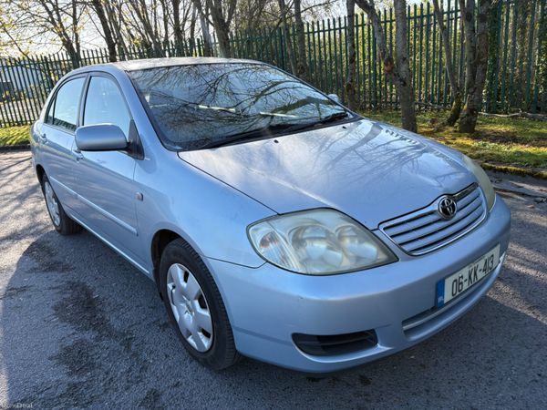 Toyota Corolla Saloon, Petrol, 2006, Blue