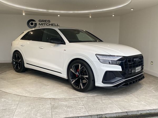 Audi Q8 SUV, Diesel Hybrid, 2021, White