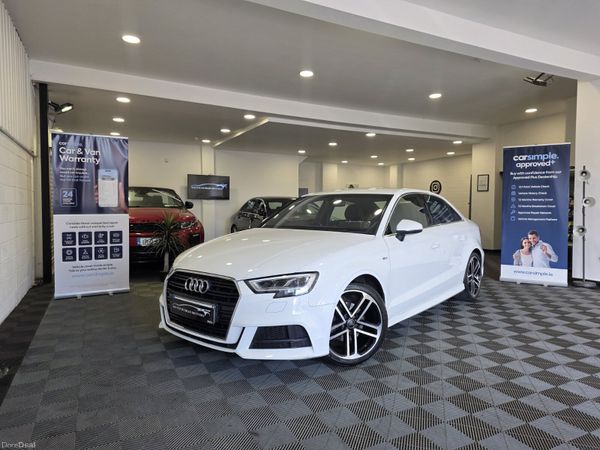 Audi A3 Saloon, Diesel, 2017, White