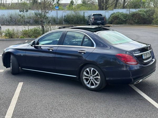 Mercedes-Benz C-Class Saloon, Petrol Plug-in Hybrid, 2017, Blue