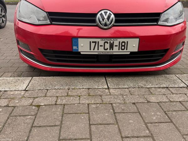 Volkswagen Golf Estate, Diesel, 2017, Red