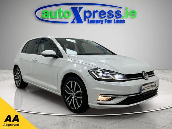 Volkswagen Golf Hatchback, Petrol, 2018, White