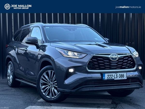 Toyota Highlander Estate, Petrol Hybrid, 2022, Grey