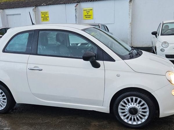 Fiat 500 Hatchback, Petrol, 2014, White