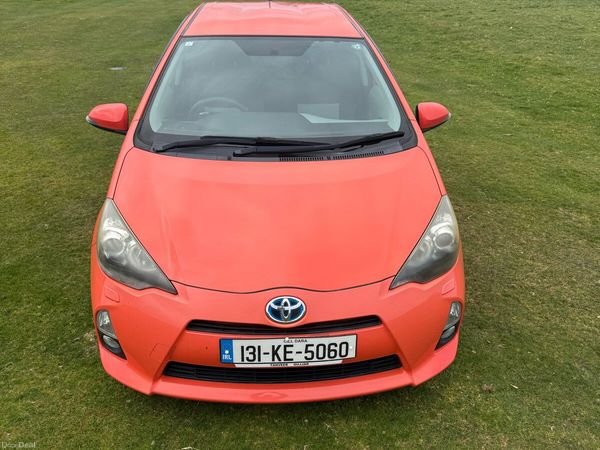 Toyota Aqua Hatchback, Petrol Hybrid, 2013, Red