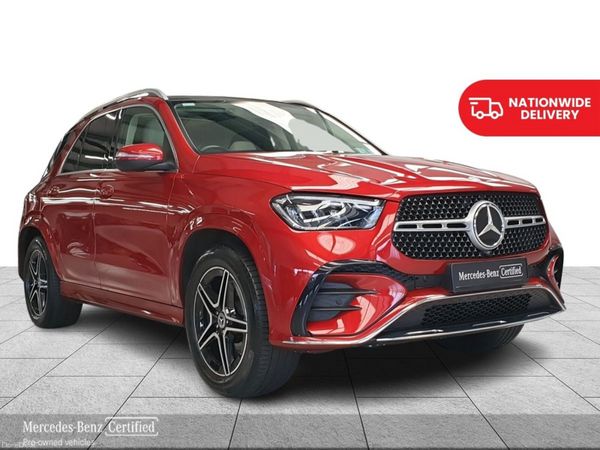 Mercedes-Benz GLE SUV, Diesel Plug-in Hybrid, 2024, Red