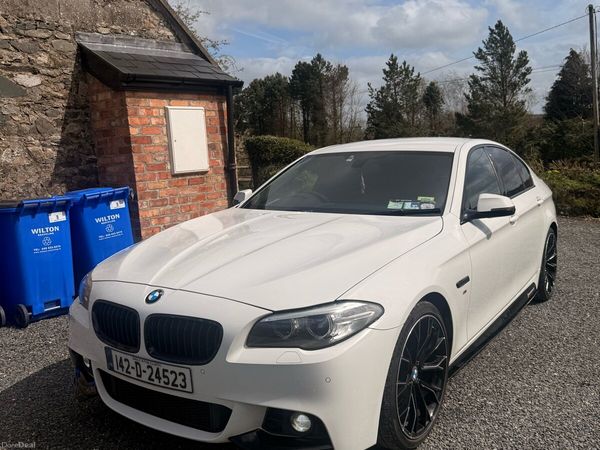 BMW 5-Series Saloon, Diesel, 2014, White