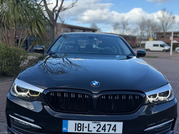 BMW 5-Series Saloon, Diesel, 2018, Black