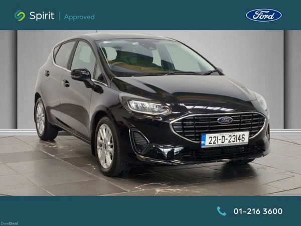 Ford Fiesta Hatchback, Petrol Hybrid, 2022, Black