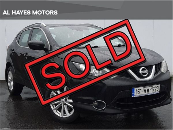 Nissan Qashqai Hatchback, Diesel, 2016, Black