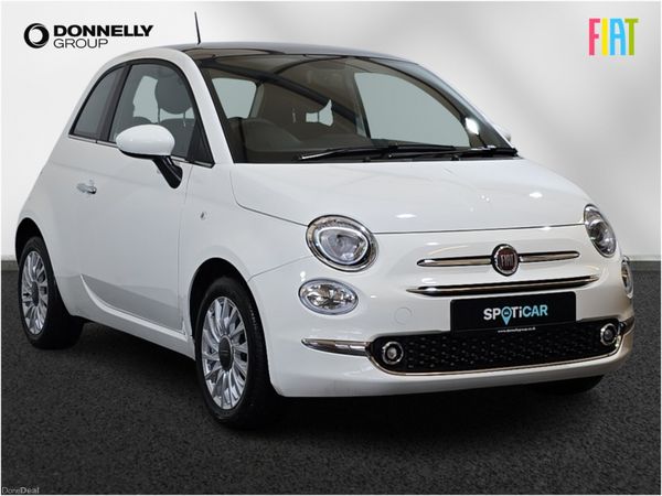 Fiat 500 Hatchback, Petrol, 2024, White