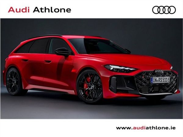 Audi RS5 Estate, Petrol Plug-in Hybrid, 2026, Red