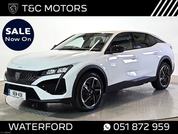 Peugeot 408 Hatchback, Electric, 2026, White