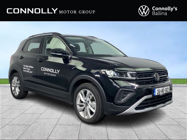 Volkswagen T-Cross SUV, Petrol, 2026, Black