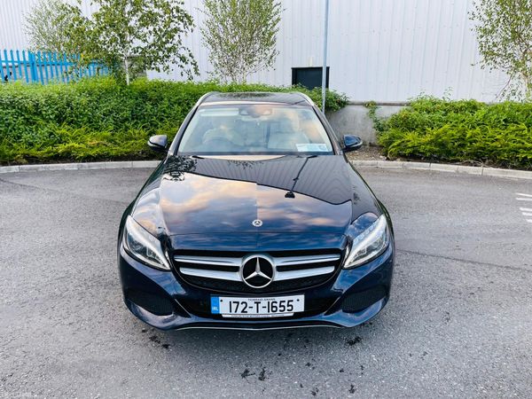 Mercedes-Benz C-Class Estate, Petrol Plug-in Hybrid, 2017, Blue