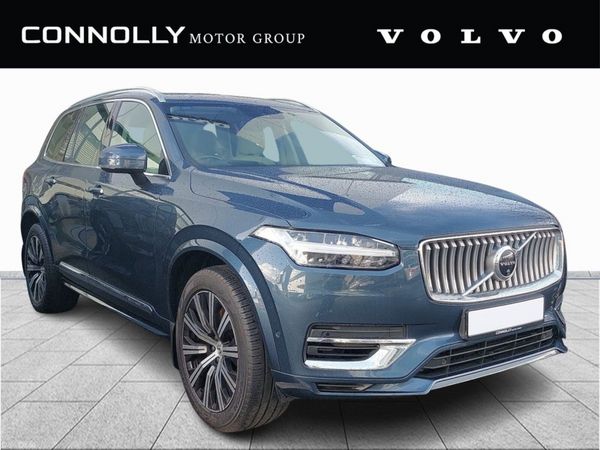 Volvo XC90 SUV, Petrol Plug-in Hybrid, 2021, Blue