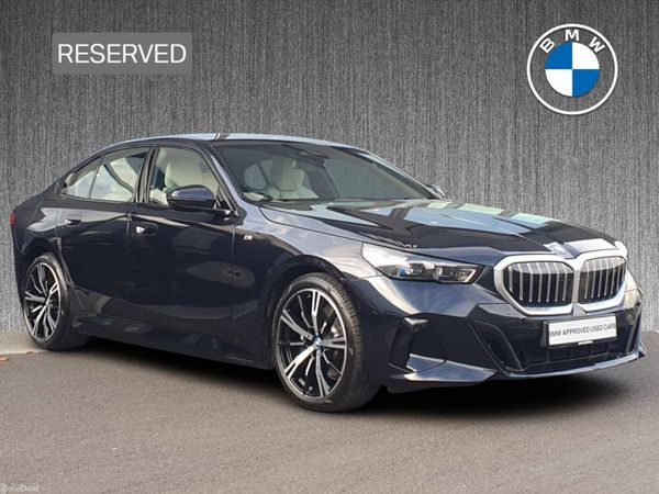 BMW 5-Series Saloon, Petrol Plug-in Hybrid, 2024, Black