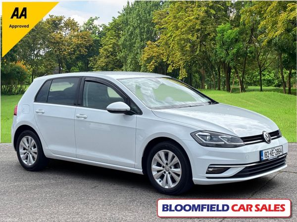 Volkswagen Golf Hatchback, Petrol, 2018, White