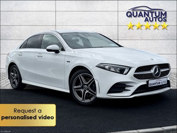 Mercedes-Benz A-Class Saloon, Petrol Plug-in Hybrid, 2021, White