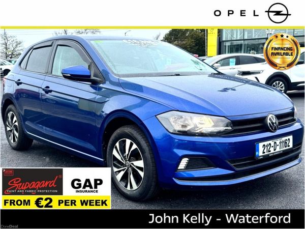 Volkswagen Polo Hatchback, Petrol, 2021, Blue