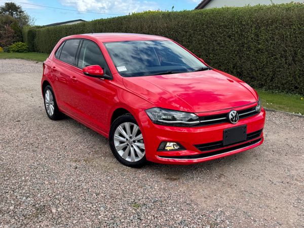 Volkswagen Polo Hatchback, Petrol, 2018, Red