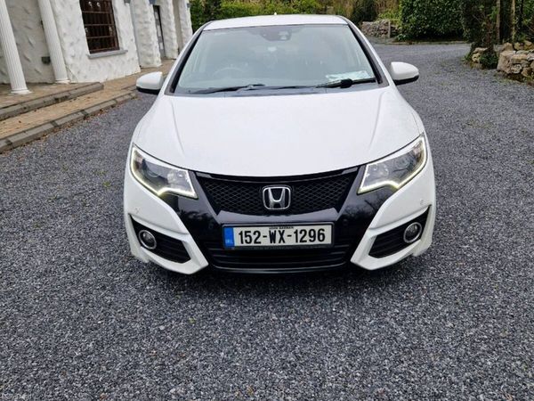 Honda Civic Hatchback, Petrol, 2015, White